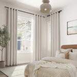 Blockout Eyelet Curtain Panel PEBBLE