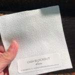 CASA S-Fold Blockout Curtain and Track Set WHITE sample