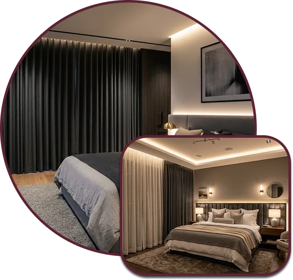 bedroom curtians suppliers