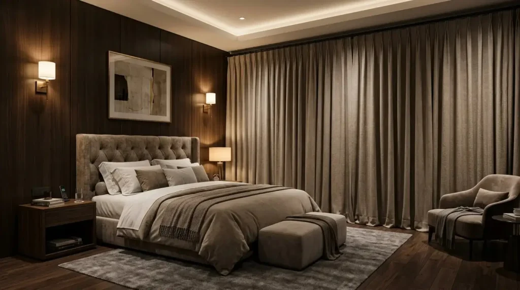Blackout bedroom curtains