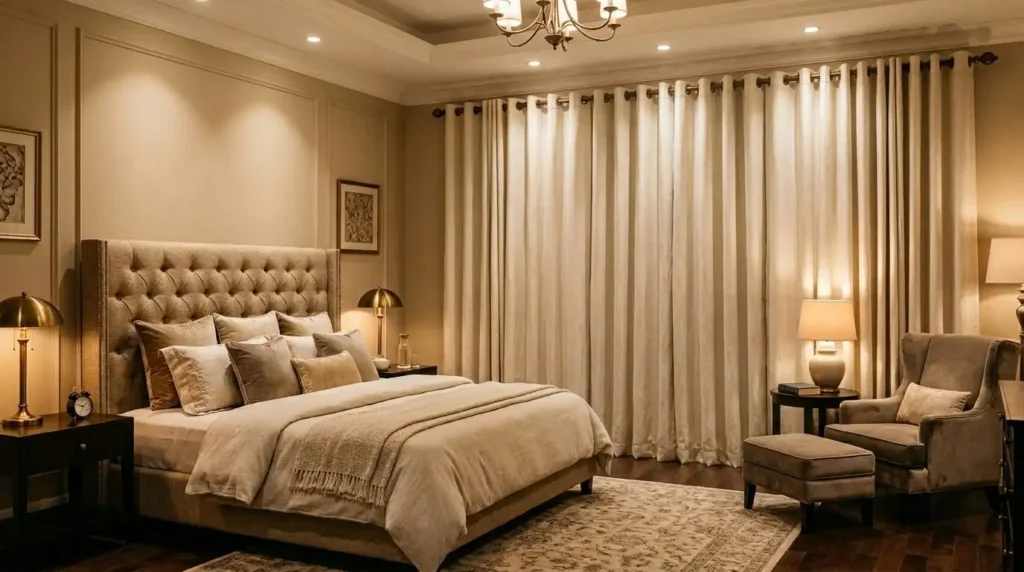eyelet hotel curtains