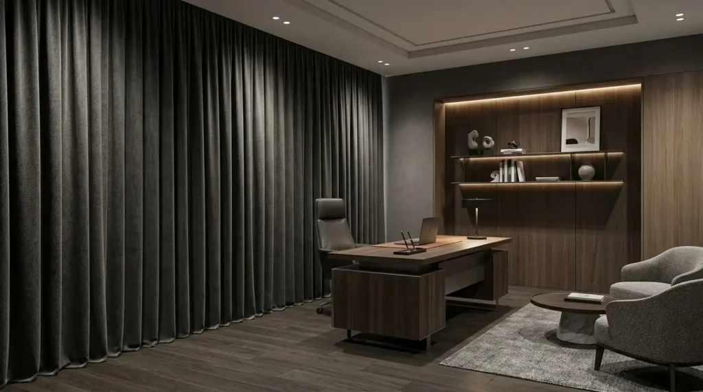 Office soundproof curtains