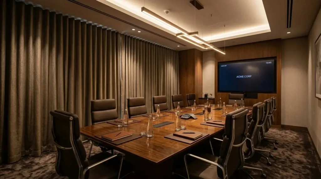 Office motorized curtains dubai