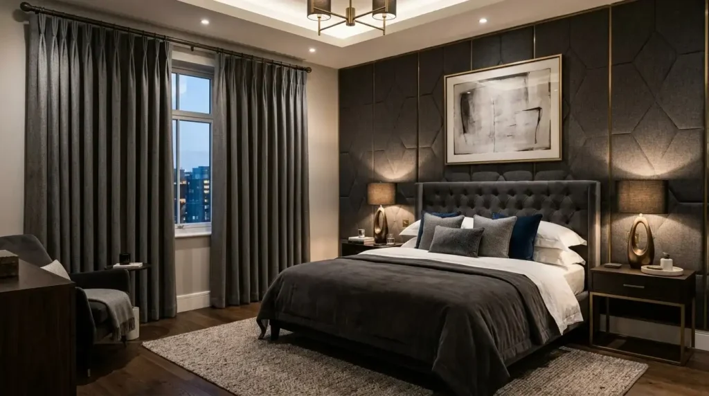 pencil pleat curtains for bedroom