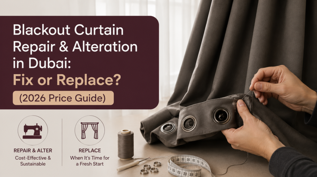 blackout curtains repair and alteration