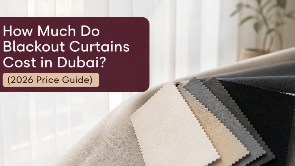 how much blackout curtains cost in dubai