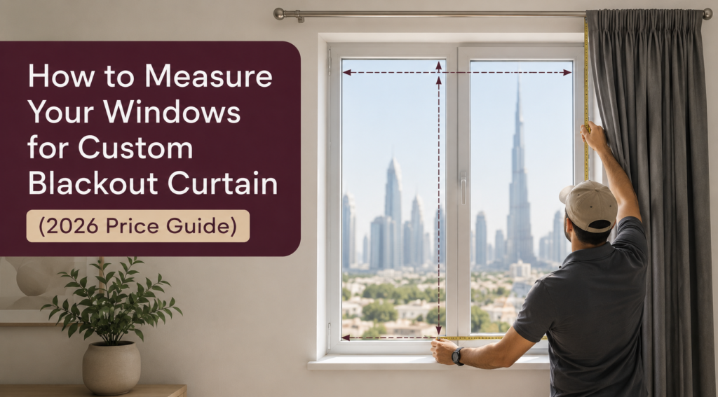 measuring window for blackout curtains