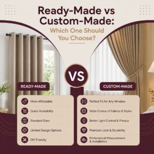 readymade vs custom made curtains