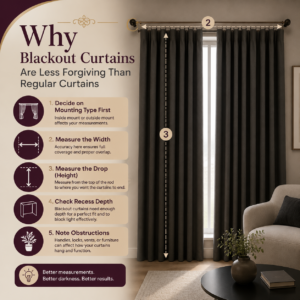 why blackout curtains are less forging thean regular curtains